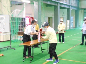 試合風景